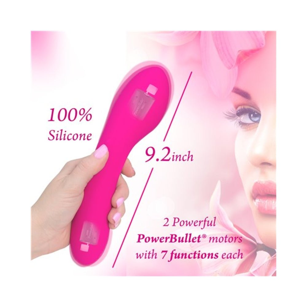 Swan Massage Wand Rechargeable 2 Motors 7 Functions-blank-Sexual Toys®