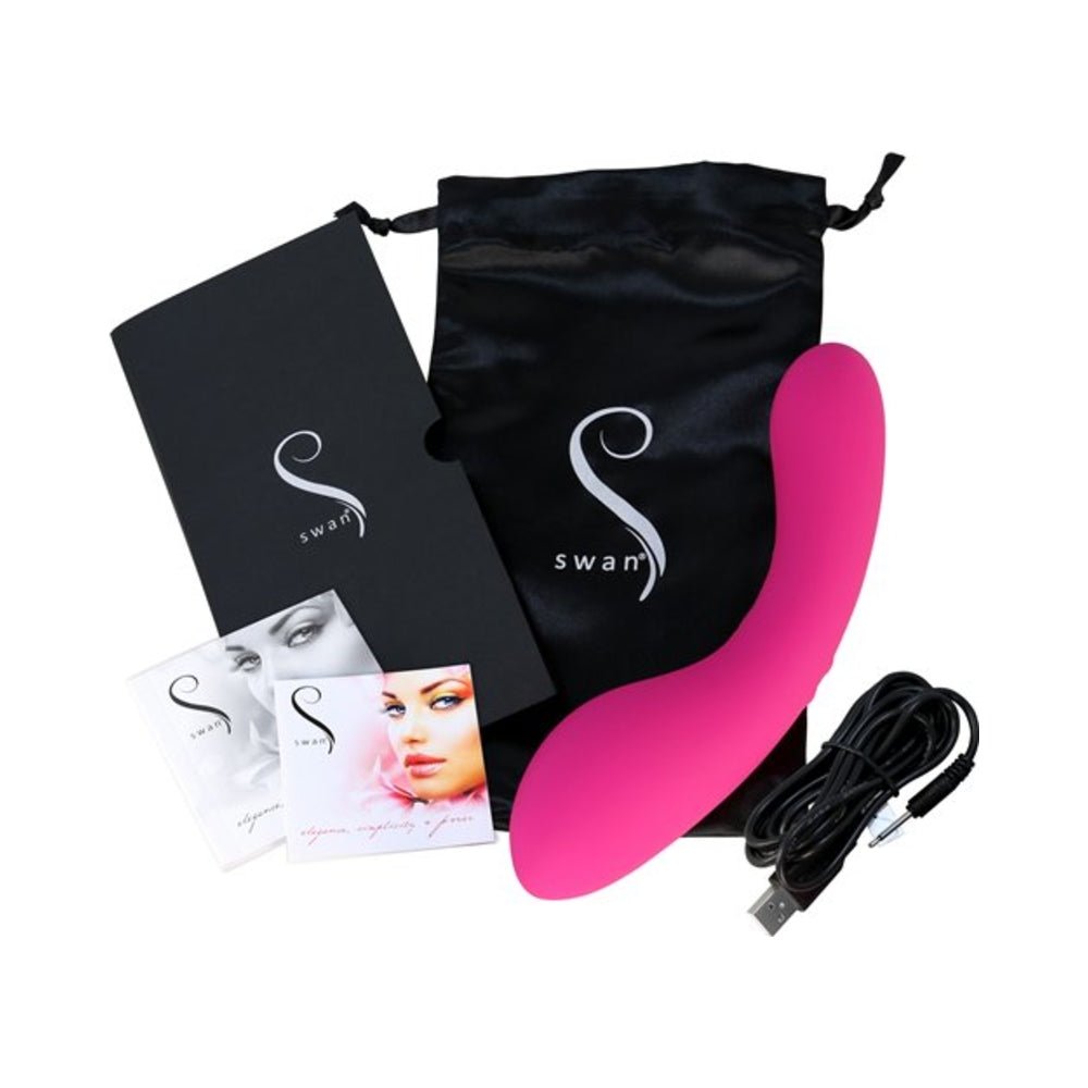 Swan Massage Wand Rechargeable 2 Motors 7 Functions-blank-Sexual Toys®