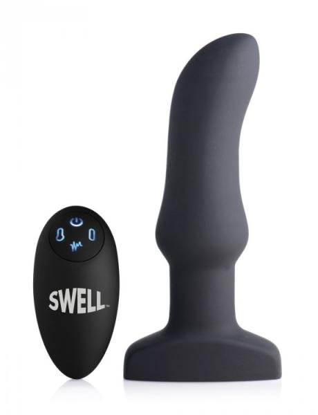 Swell 10x Inflatable &amp; Vibrating Curved Silicone Anal Plug-Swell-Sexual Toys®