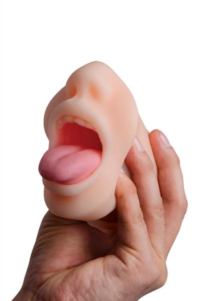 Sydney Deep Throat Stroker Realistic Lips &amp; Tongue-SexFlesh-Sexual Toys®
