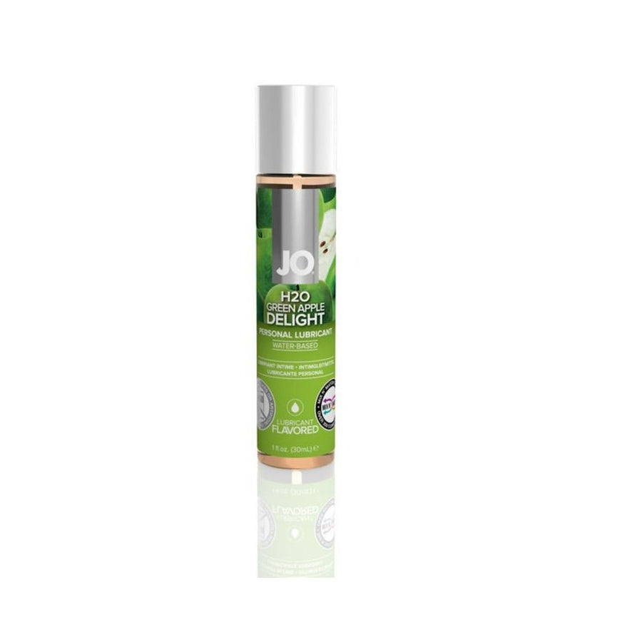 System JO H2O Flavored Lubricant Green Apple 1oz-blank-Sexual Toys®