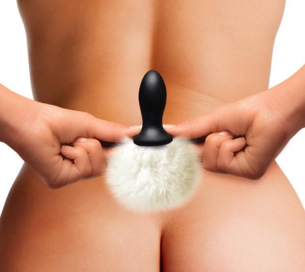 Tailz Bunny Tail Anal Plug Black-Tailz-Sexual Toys®