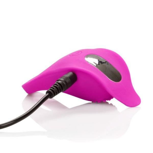 Teasing  Enhancer Ring Silicone Rechargeable Pink-blank-Sexual Toys®