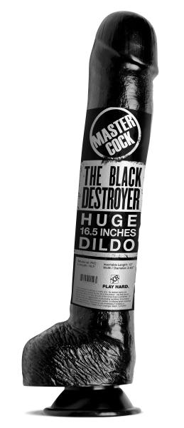 The Black Destroyer Huge 16.5 inches Dildo-Master Series-Sexual Toys®