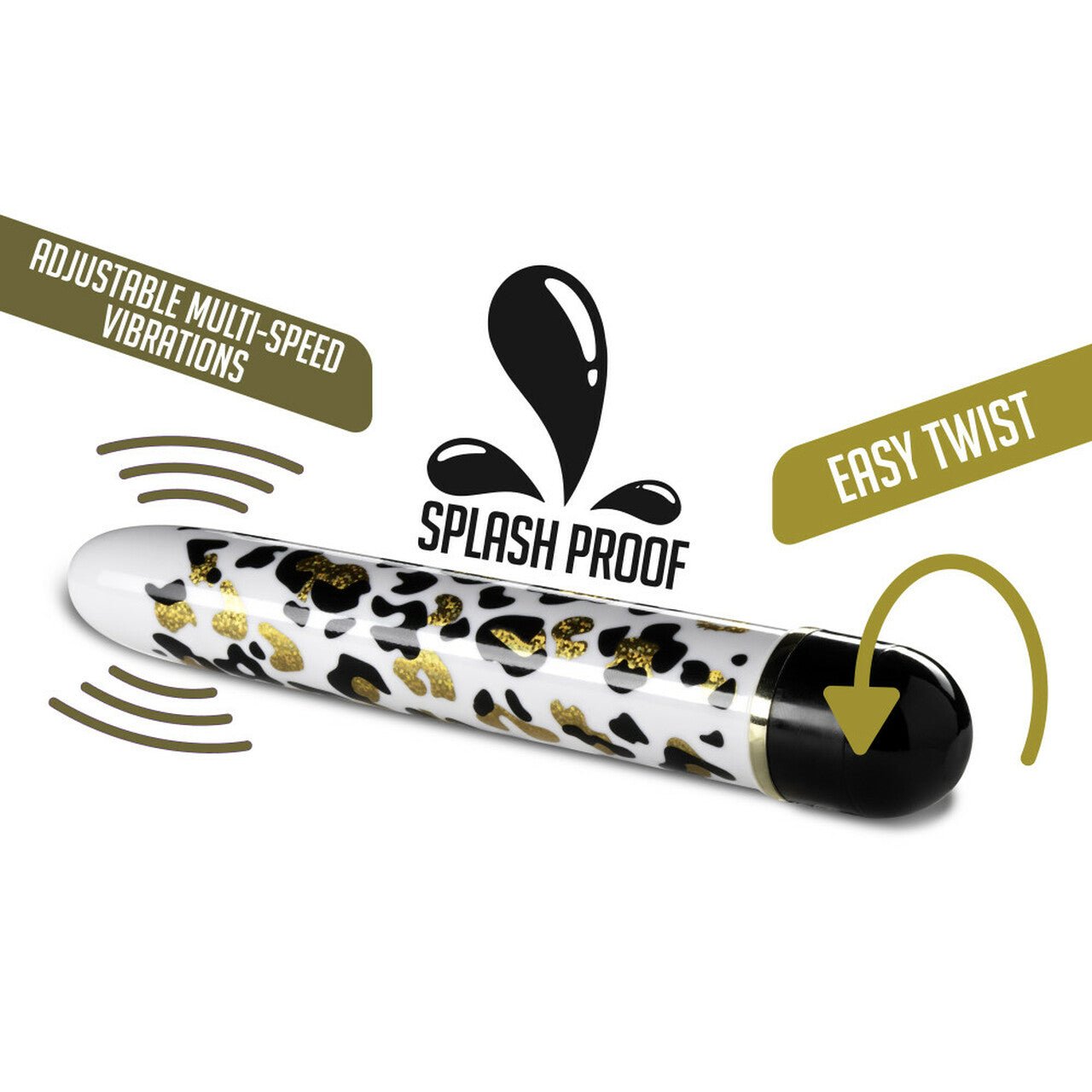 The Collection - I Choose Fabulous Slimline Vibrator - Black-Blush-Sexual Toys®