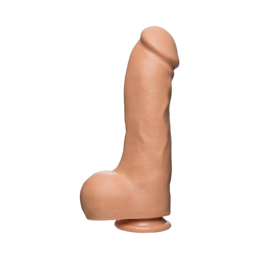 The D Master D 12 inches Dildo with Balls Firmskyn Beige-Doc Johnson-Sexual Toys®