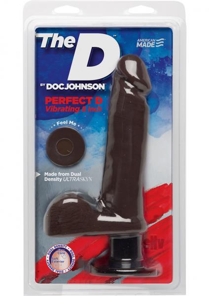 The D Perfect D Vibrating Dildo 8 Inch-The D Perfect D by Doc Johnson-Sexual Toys®