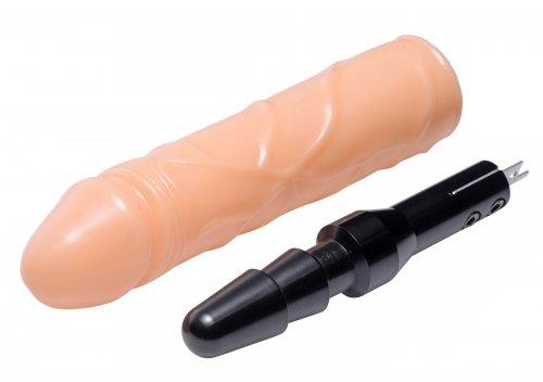 The F-cking Adapter Plus With Dildo Beige-LoveBotz-Sexual Toys®