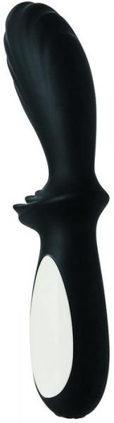 The Silicone Warming Prostate Massager Black Vibrator-Adam and Eve Toys-Sexual Toys®