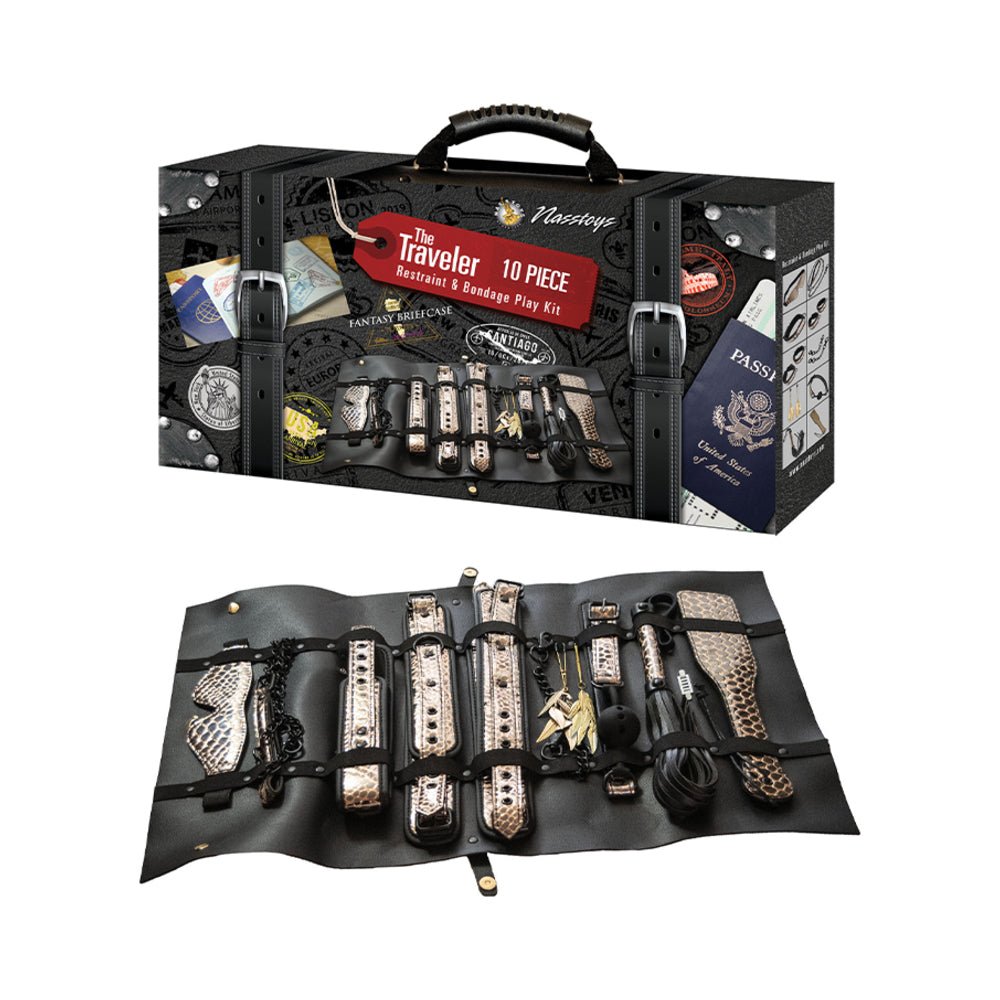 The Traveler Restraint & Bondage Play Kit - 10 Pcs-Nasstoys-Sexual Toys®