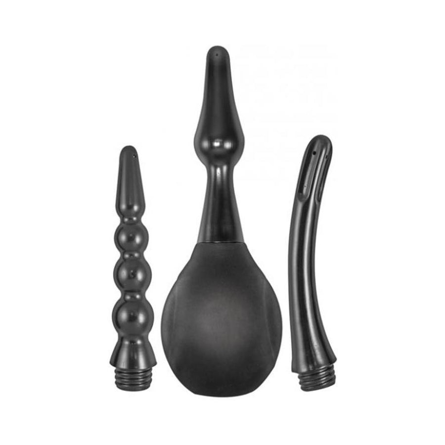 The Ultra Douche 3 Interchangeable Attachments Black-Nasstoys-Sexual Toys®
