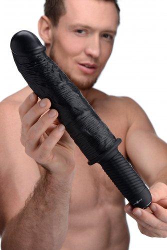 The Violator XXL Vibrating Giant Dildo Thruster Black-Master Series-Sexual Toys®