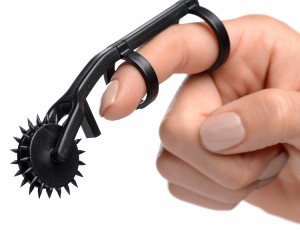 Thorn Double Finger Pinwheel Black-Master Series-Sexual Toys®