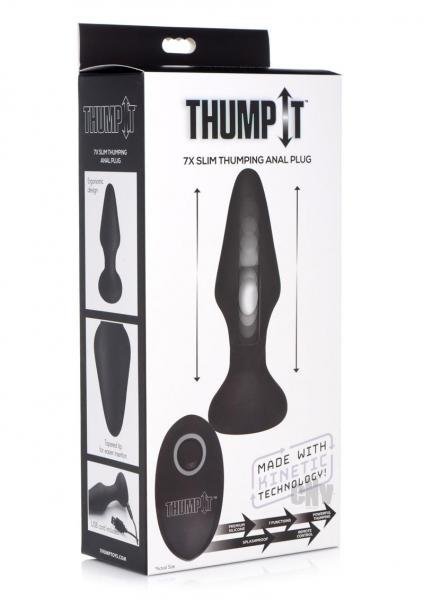 7x Slim Thumping Silicone Anal Plug-Thump It-Sexual Toys®