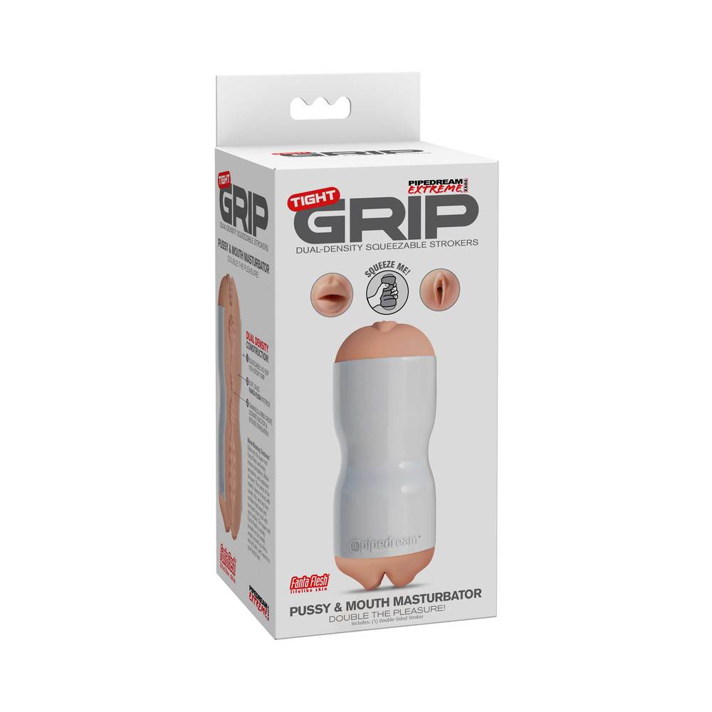 Tight Grip Pussy/Mouth Masturbator Beige-blank-Sexual Toys®