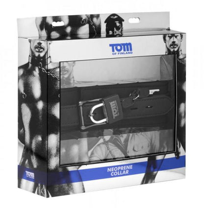 Tom Of Finland Neoprene Collar Black-Tom of Finland-Sexual Toys®