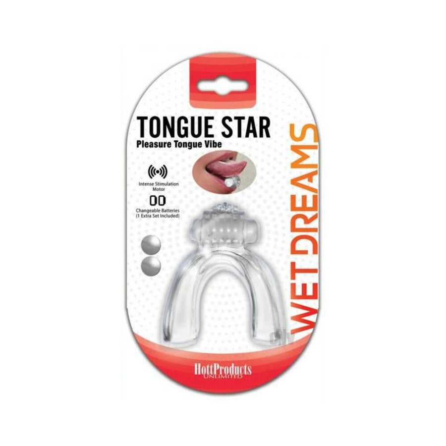 Tongue Star Tongue Vibe Clear-blank-Sexual Toys®