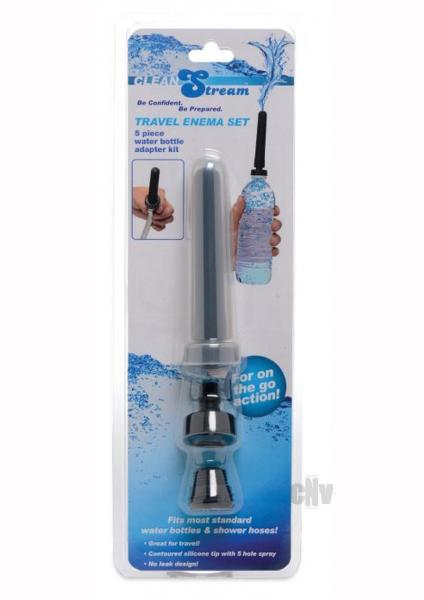 Travel Enema Water Bottle Adapter 5 Piece Set-Clean Stream-Sexual Toys®