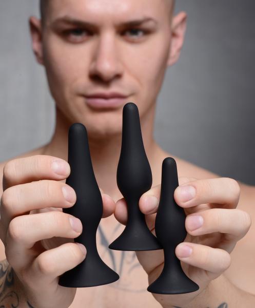 Triple Spire Tapered Silicone Anal Trainer Set-Master Series-Sexual Toys®