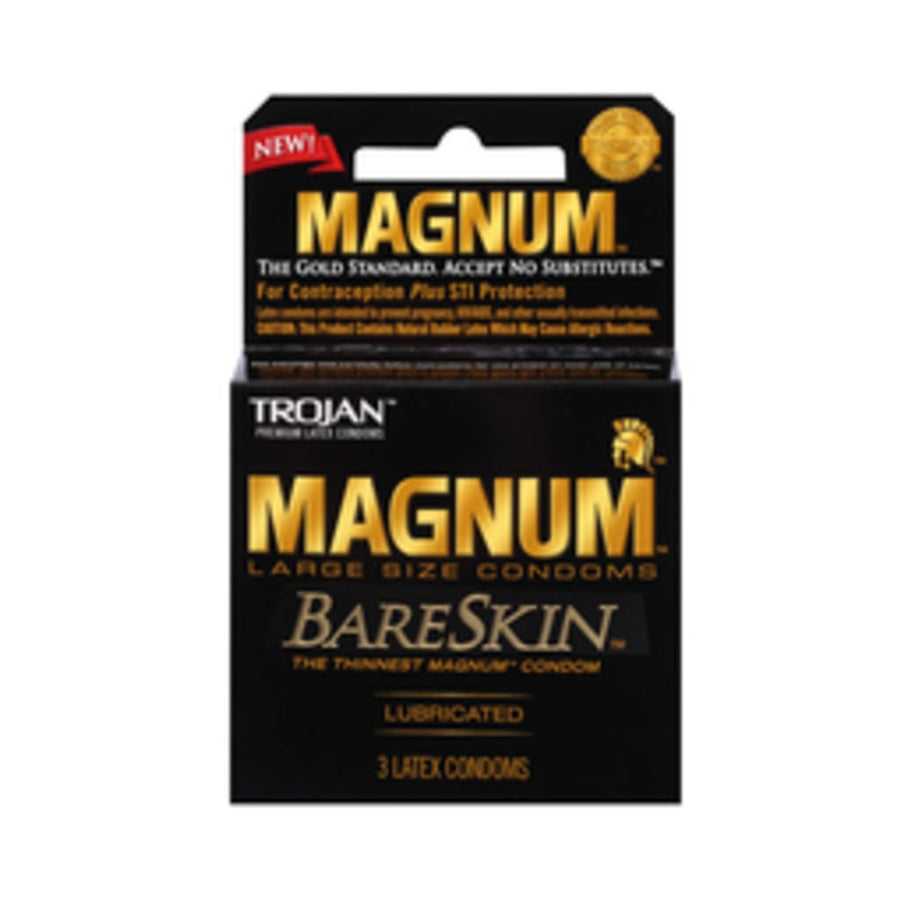 Trojan Magnum Bareskin 3 Pack Large Size Condoms-blank-Sexual Toys®
