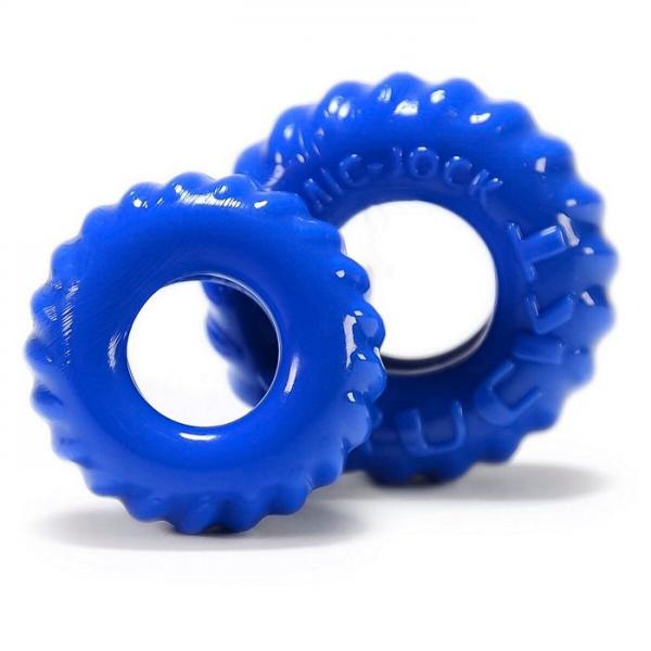Truckt 2 Piece Cock Ring Set Police Blue-Oxballs-Sexual Toys®