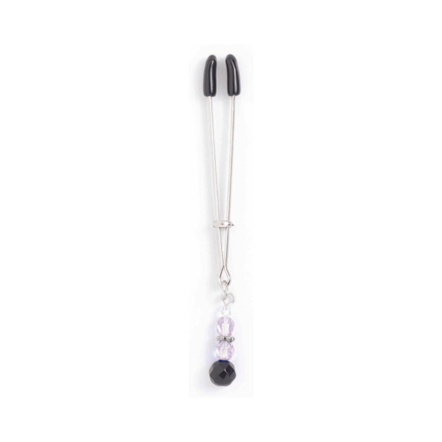 Tweezer Clit Clamp With Purple Bead-blank-Sexual Toys®
