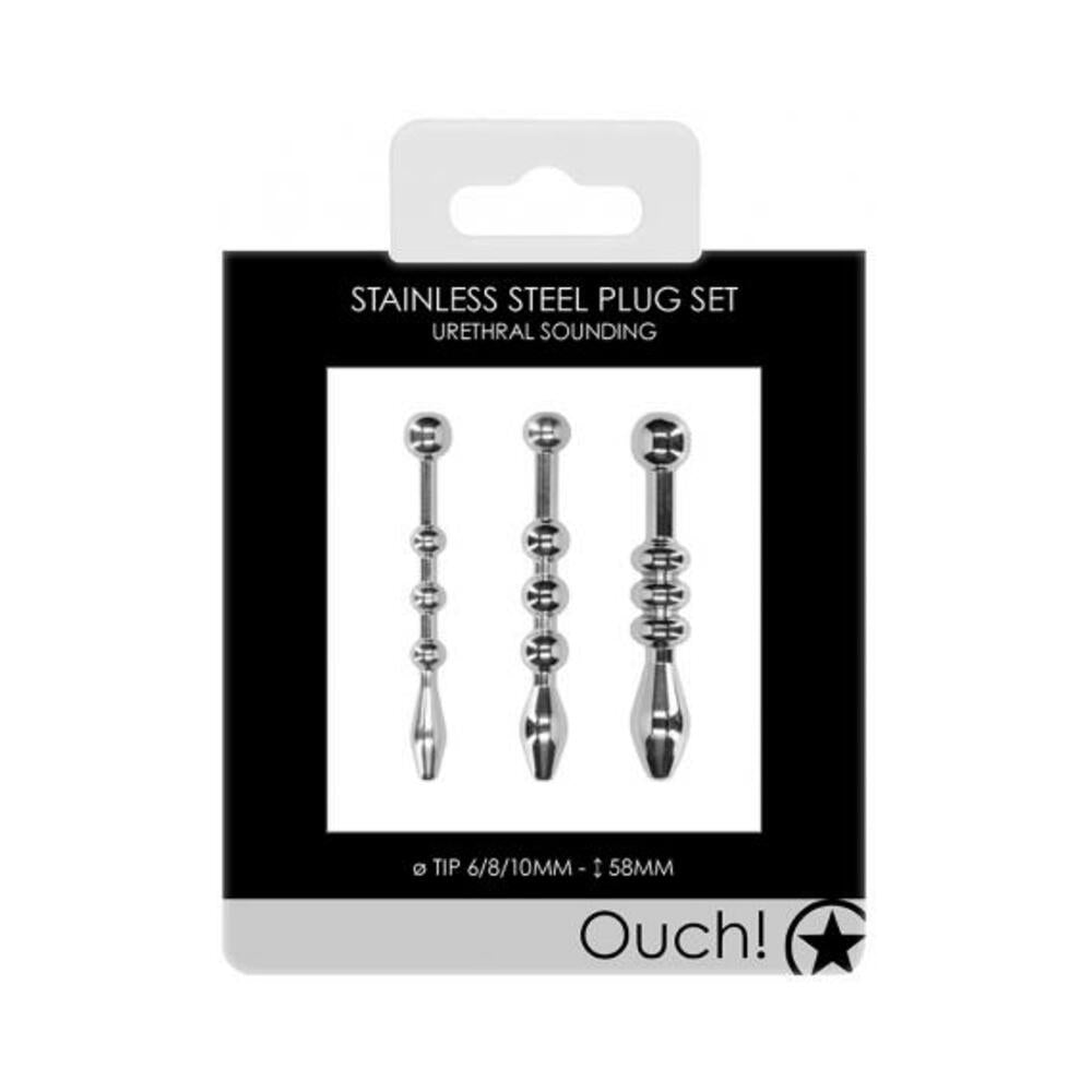 Urethral Sounding Metal Plug Set-Shots-Sexual Toys®