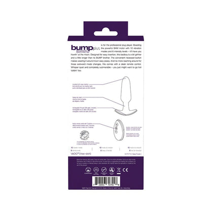 VeDO Bump Plus Remote Control Vibrating Butt Plug-VeDO-Sexual Toys®