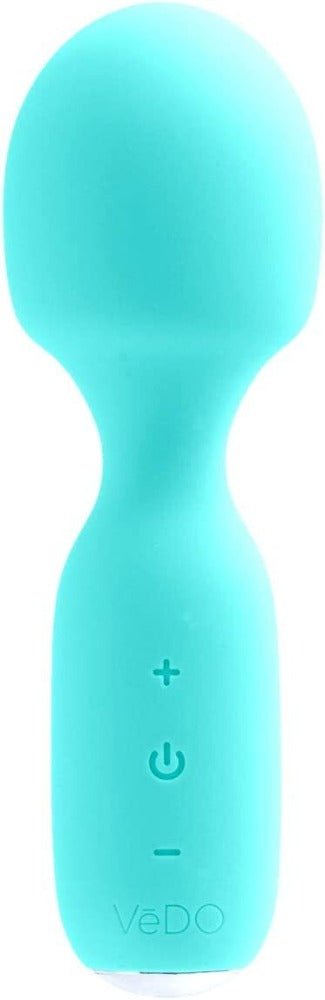 Vedo Wini Rechargeable Mini Wand Tease Me Turquoise-VeDO-Sexual Toys®