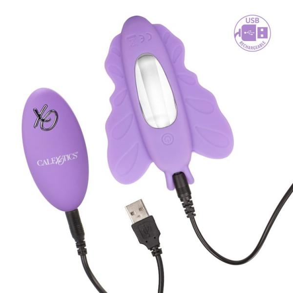 Venus Butterfly Remote Rocking Penis Purple Vibrator-Cal Exotics-Sexual Toys®