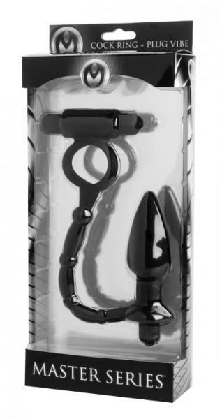 Viaticus Dual Cock Ring And Anal Plug Vibe-Master Series-Sexual Toys®