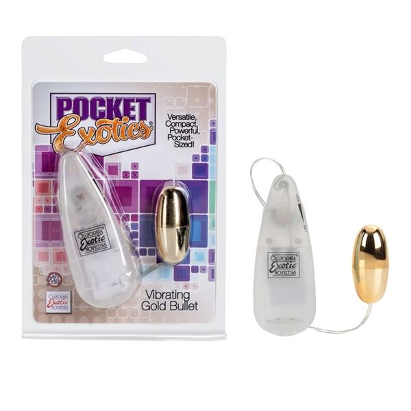 Vibrating Gold Bullet-Pocket Exotics-Sexual Toys®