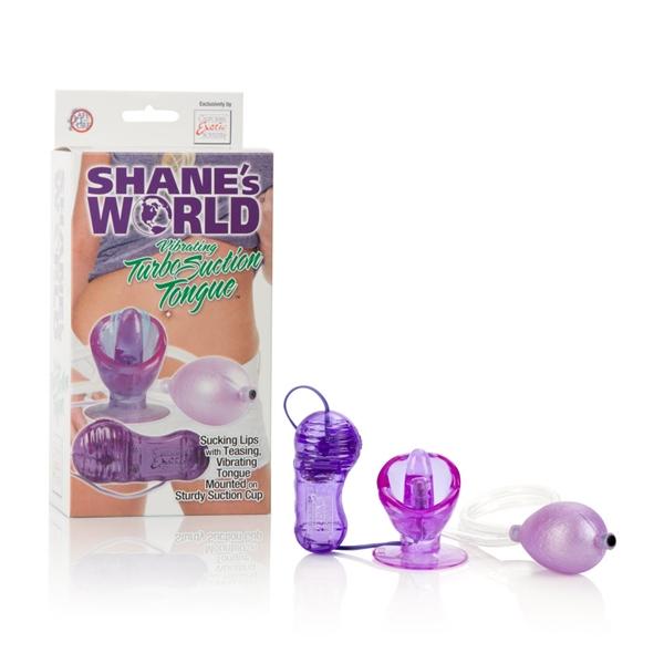Vibrating Turbo Suction Tongue Stimulator Purple-Shanes World-Sexual Toys®