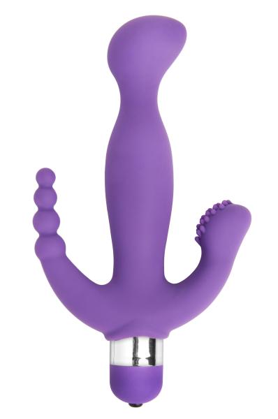 Amethyst 7 Mode Triple Stimulation Vibe Purple-Vogue-Sexual Toys®