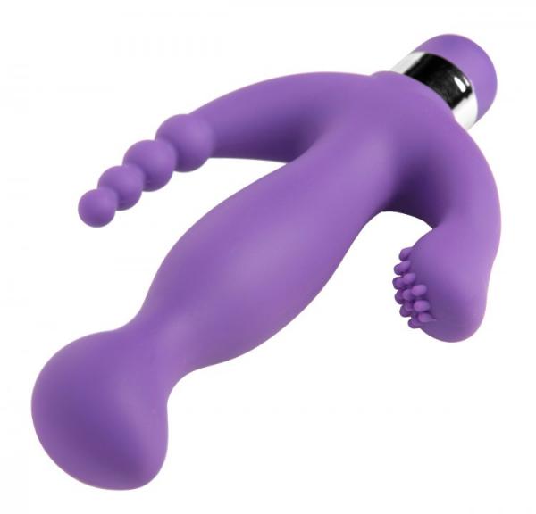 Amethyst 7 Mode Triple Stimulation Vibe Purple-Vogue-Sexual Toys®