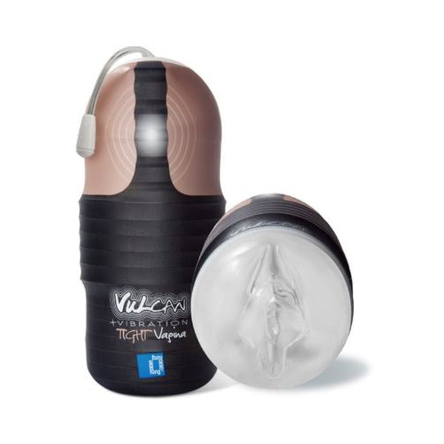 Vulcan + Vibration Tight Vagina Clear Stroker-Topco-Sexual Toys®