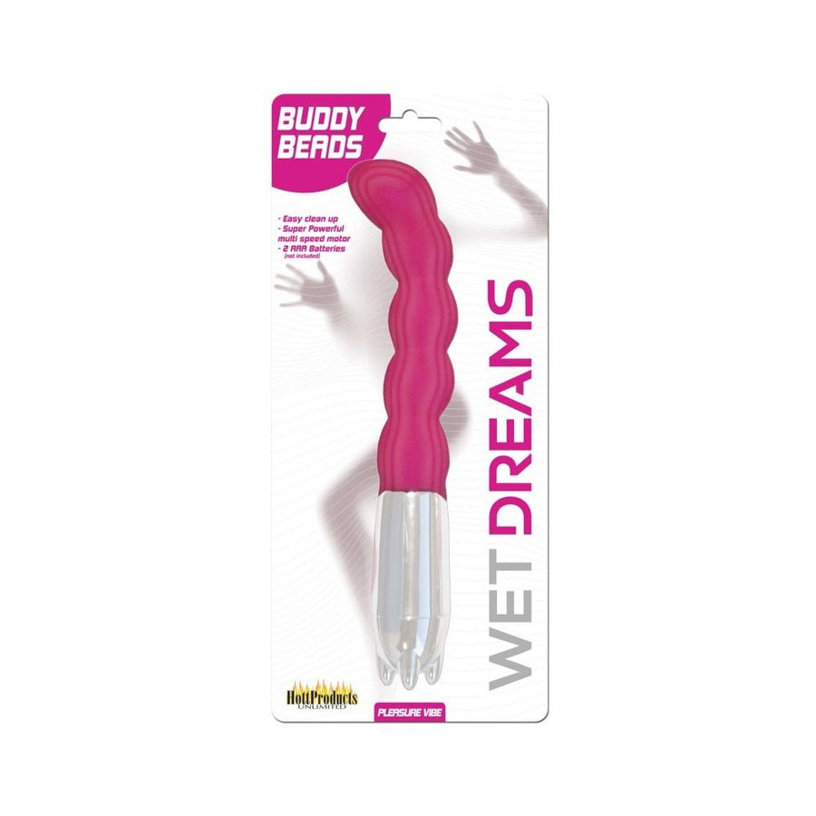 Wet Dreams Buddy Beads Multi Speed Play Vibe With Stimulation Beads Magenta-blank-Sexual Toys®