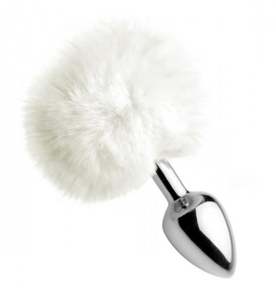 White Fluffy Bunny Tail Anal Plug-Tailz-Sexual Toys®