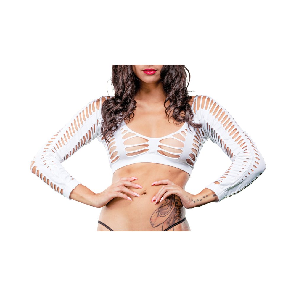 Whitestraps Mesh Crotchless Legging-Beverly Hills Naughty Girl-Sexual Toys®