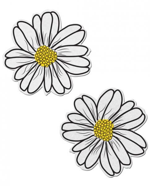 Wildflower White & Yellow Pasties O/S-Tease Pastease Brand-Sexual Toys®
