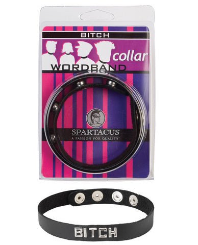 Wordband Collar Bitch  - Black-blank-Sexual Toys®
