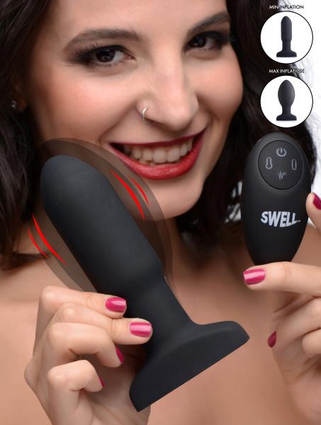 Worlds First Remote Control Inflatable 10x Vibrating Missile Silicone Anal Plug-Swell-Sexual Toys®