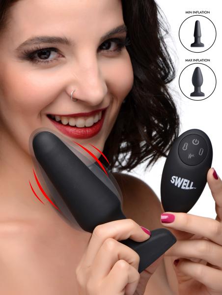 Worlds First Remote Control Inflatable 10x Vibrating Silicone Anal Plug-Swell-Sexual Toys®