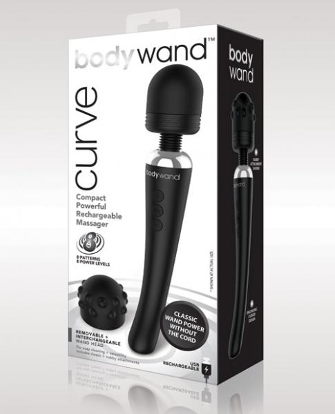 Xgen Bodywand Curve Rechargeable - Black-Bodywand-Sexual Toys®