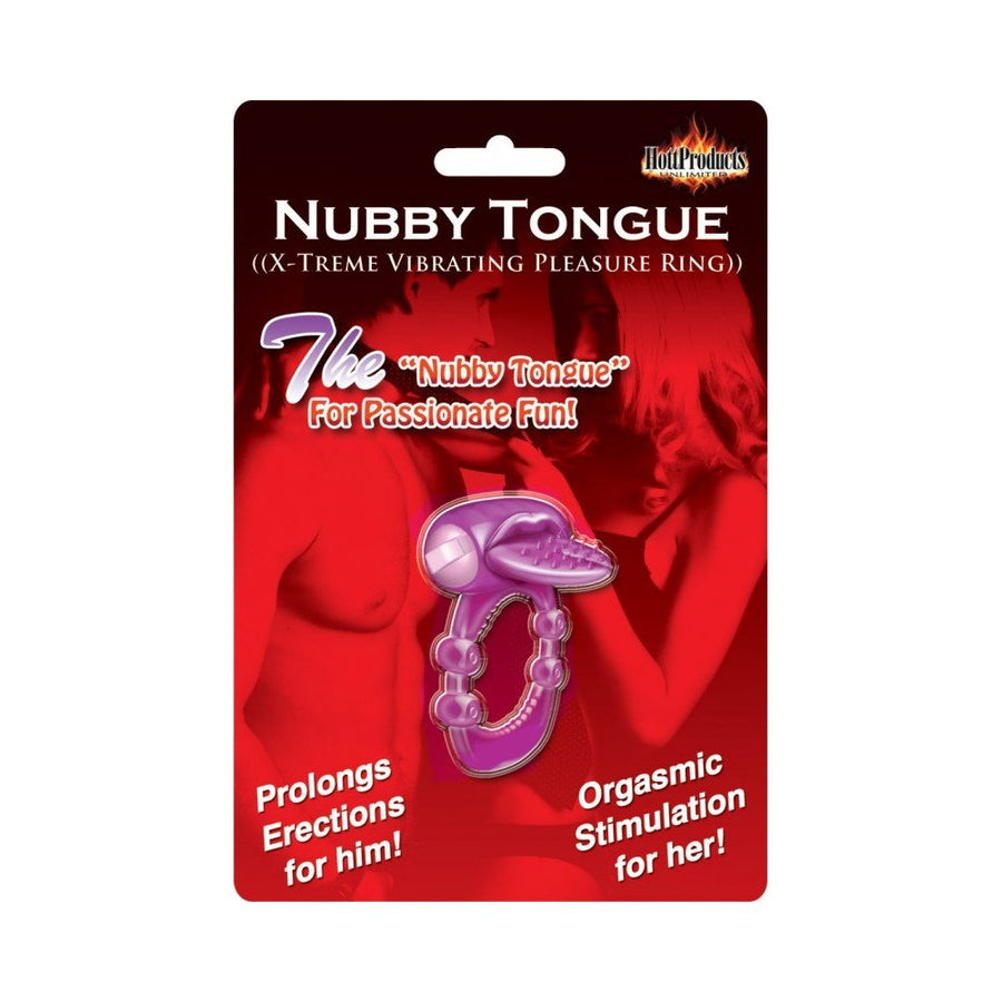 Xtreme Vibes- Nubbie Tongue (Purple)-Hott Products-Sexual Toys®