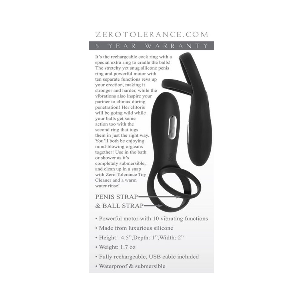 Zero Tolerance The Rechargeable Torpedo Black-Zero Tolerance-Sexual Toys®