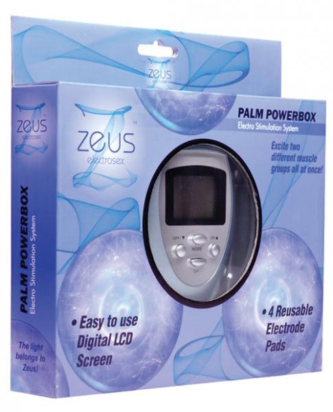 Zeus 6 Mode Palm Power Box With Pads-Zeus-Sexual Toys®
