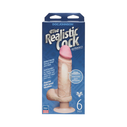 The Realistic Cock - Ur3 - Vibrating 6 Inch