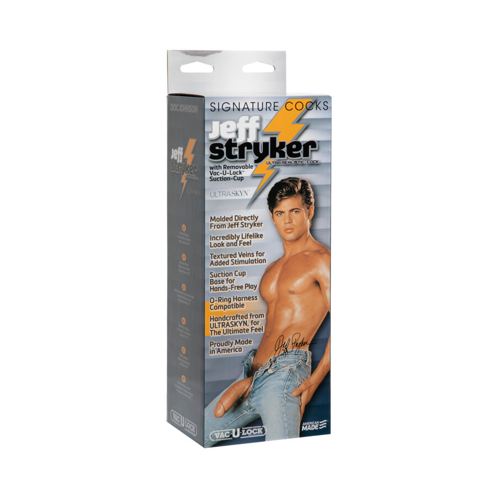 Jeff Stryker 10 Inch UltraSKYN Dildo - Beige