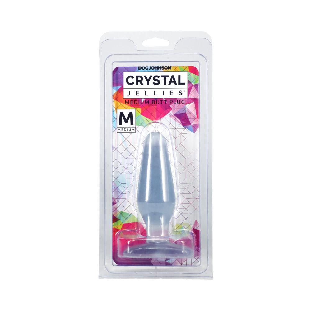 Crystal Jellies Butt Plug Med Clear